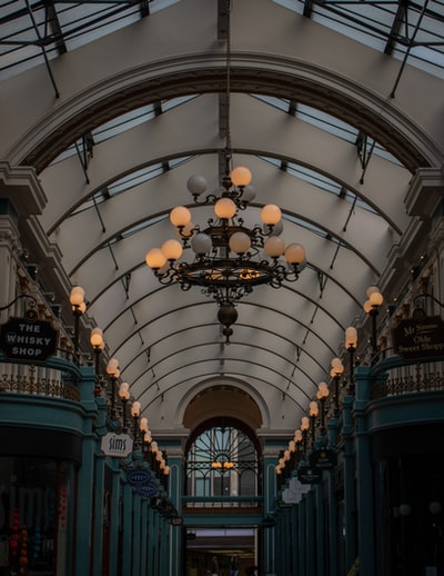 black and white ceiling lamp